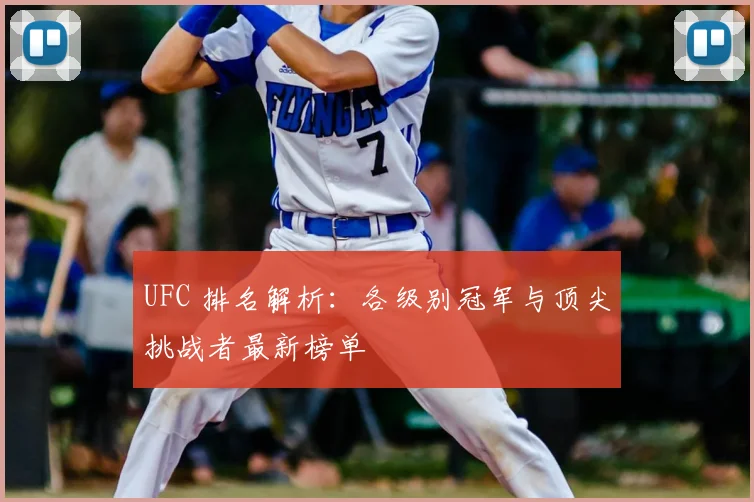UFC 排名解析:各级别冠军与顶尖挑战者最新榜单